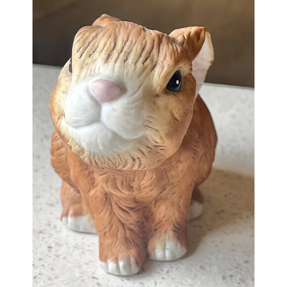 River Shore Snuggle Bunnies Ceramic Rabbit Figurine Detailed Collectible - Picture 8 of 9